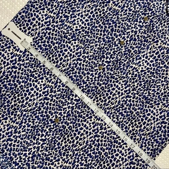 Juicy Couture Animal-Print Button-Up Top Small - Picture 6 of 12